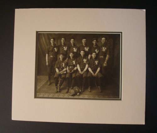 New York Base Ball Team Matted